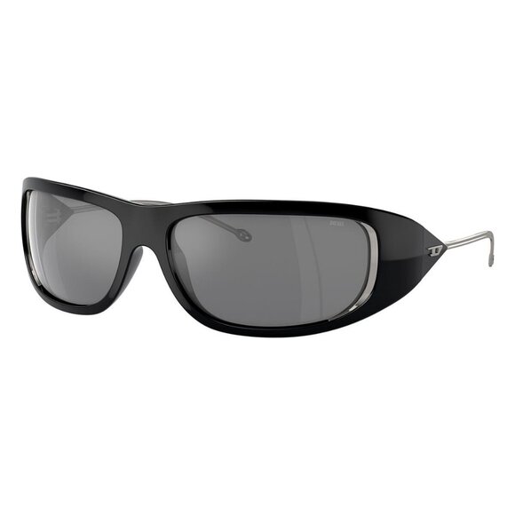 New DIESEL Black Round DL3001 501/6G Sunglasses Women - Picture 1 of 6